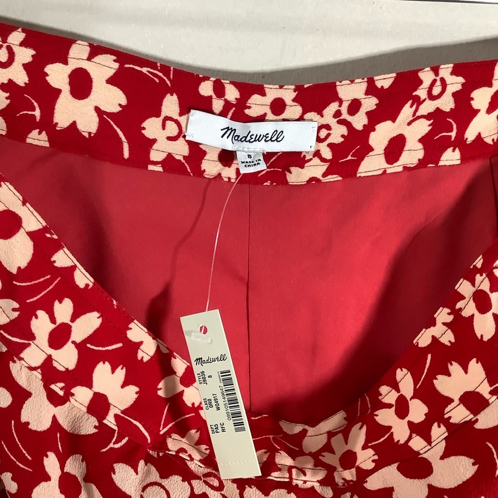 Madewell Women's Skirt Side-Button in Full Bloom - Picture 3 of 5